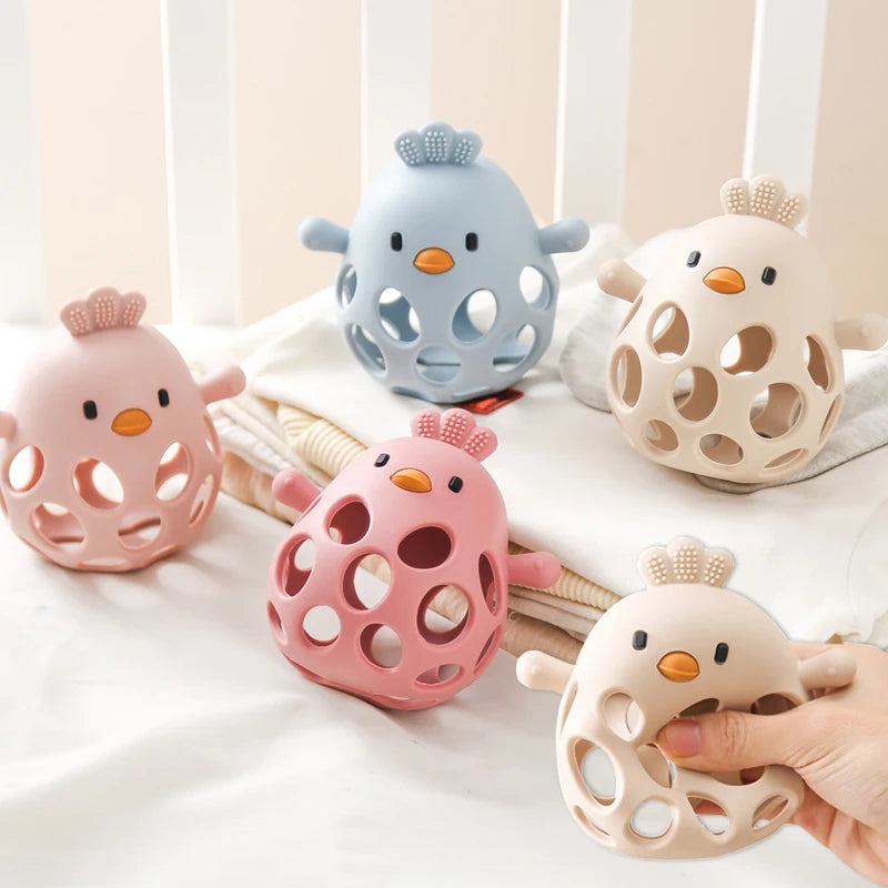 Silicone Hollow Teether Toy